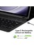 Huawei Matepad Se 10.4'' Uyumlu Bluetooth Özellikli Standlı Kalem Bölmeli Klavyeli Kılıf Manyetik 4