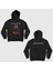 Siyah Cyber Army V2 Megadeth Sırt Baskılı Kapüşonlu Sweatshirt 1