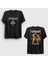 Siyah Fire And Blood Manowar Sırt Baskılı T-Shirt 1