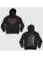 Siyah Icarus V2 Rock LED Zeppelin Sırt Baskılı Kapüşonlu Sweatshirt 1