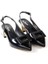 Sprs 02830 4 Cm Topuklu Kadın Arkası Açık Stiletto Ayakkabı 4
