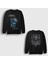 Siyah Nightmare Avenged Sevenfold Sırt Baskılı Sweatshirt 1