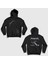 Siyah Snake The Black Album Metallica Sırt Baskılı Kapüşonlu Sweatshirt 1