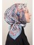 Silk Life Soft Pamuk Eşarp 4127-5 Indigo 2