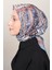 Silk Life Soft Pamuk Eşarp 4127-5 Indigo 3