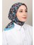 Soft Pamuk Eşarp 4140-7 Petrol Mavisi 1