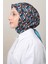 Soft Pamuk Eşarp 4140-7 Petrol Mavisi 3