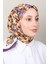 Soft Pamuk Eşarp 4131-7 Mor 5