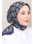 Soft Pamuk Eşarp 4129-9 Saks 1