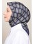 Soft Pamuk Eşarp 4129-9 Saks 3