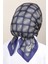 Soft Pamuk Eşarp 4129-9 Saks 4