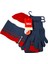 Spteks Kitti 9-15 Yaş Erkek Çocuk 3 Renk 3lü Takım Atkı Bere Eldiven Örme Set 1