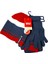 Spteks Kitti 9-15 Yaş Erkek Çocuk 3 Renk 3lü Takım Atkı Bere Eldiven Örme Set 3