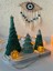 Sea Home 3'lü Yılbaşı Ağacı, Noel Ağacı, Yeni Yıl Ağacı, Karlı Ağaç Set Soya Wax, Doğal Mum 4