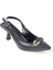 La Pia 02846 6 cm Topuklu Arkası Arkası Açık Kadın Stiletto Ayakkabı 1