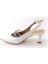 Wzy 02812 6 cm Topuklu Kadın Arkası Açık Stiletto Ayakkabı 3