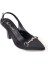 Sprs 02833 8,5 cm Topuklu Kadın Arkası Açık Stiletto Ayakkabı 1