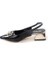 Sprs 02828 4 cm Topuklu Kadın Arkası Açık Stiletto Ayakkabı 3