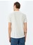 Bisiklet Yaka Kısa Kollu Viskon Karışımlı Basic Slim Fit Tişört 4