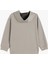 Pamuklu Kapşonlu Uzun Kollu Slogan Baskılı Oversize Sweatshirt 2