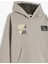 Pamuklu Kapşonlu Uzun Kollu Slogan Baskılı Oversize Sweatshirt 3