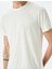 Bisiklet Yaka Kısa Kollu Viskon Karışımlı Basic Slim Fit Tişört 5