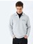 Slogan Işlemeli Pamuk Karışımlı Dikiş Detaylı Yarım Fermuarlı Sweatshirt 2