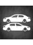 Renault Megane Gölge Sticker - Megane Sticker - Renault Sticker - Sağ Sol Set - Oto Sticker - Araba Sticker - Araç Sticker 1