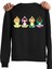 Yoga Çocuklar Tasarımlı Özel Baskı Regular Sweatshirt 3