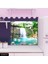 Şelale ve Kuğular Cam Ocak Arkası 60 x 90 Cm 3
