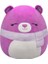 Çocuk Squishmallows Mor Ayı 50 cm 1