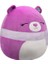 Çocuk Squishmallows Mor Ayı 50 cm 2