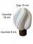 Cream Abajur E27 Ampul 3