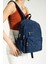 Unisex Sırt Çantası Günlük Kullanıma Uygun Lise Ortaokul Çantası Çok Cepli Okul Çantası 37*30 cm Klinkır 1