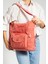 Klinkır Kumaş Ister Sırt Ister Omuz Ister Çapraz Askılı Fonksiyonel Kullanım Kadın Çantası 30*30 cm 1