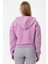 V Yaka Kapüşonlu Uzun Kollu Crop Fit Kadın Sweatshirt Hoodie 3