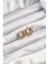 Mulvxxmd XDN02 Çelik Özel Seri Altın Renk Zirkon Taşlı Halka Model Küpe (Mulvix) 1