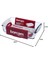 Pasabahce Borcam Midi Fırın Tepsisi 1320 cc ( 26 x 15 x 5 Cm) 1