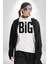 Sokak Sitili Büyük Düşün Erkek Kadın Beyaz Dijital Baskılı Kapüşonlu Sweatshirt Hoodie 3