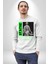 Sokak Sitili Heykel Kadın Savaşcı Erkek Kadın Unisex Dijital Baskılı Beyaz Sweatshirt 1
