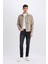 %100 Pamuk Slim Fit Dar Kesim Düğmeli Cepli Mevsimlik Baharlık Jean Ceket B8155AX25SP 2