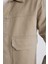%100 Pamuk Slim Fit Dar Kesim Düğmeli Cepli Mevsimlik Baharlık Jean Ceket B8155AX25SP 5
