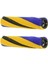 2x Ince Kabarık Yumuşak Rulo Fırça Çubuğu Dyson V12 V15 SV16 SV22 Elektrikli Süpürge Yedek Parça No. 971634-01 Sarı + Mavi (Yurt Dışından) 1