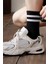 6 Çift Çizgili Tenis Çorap Unisex , Erkek , Kadın Tenis Çorap 2