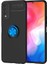 Vivo Y20S Kılıf Ravel Silikon Kapak-Siyah-Mavi 1