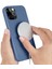 Apple iPhone 12 Pro Max Uyumlu Silksafe Wireless Kapak-Mavi 2