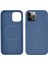 Apple iPhone 12 Pro Max Uyumlu Silksafe Wireless Kapak-Mavi 5