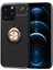 Apple iPhone 13 Pro Max Kılıf Ravel Silikon Kapak-Siyah-Rose Gold 1