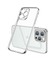 Apple iPhone 12 Pro Max Kılıf Mat Gbox Kapak-Gümüş 1