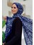 Leopar Desenli Şal 2067 Saks 2